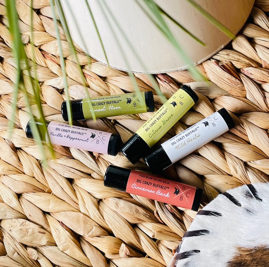 WEBSITE EXCLUSIVE!             Bison Tallow Lip Balm - Multi Scent - 5 Pack