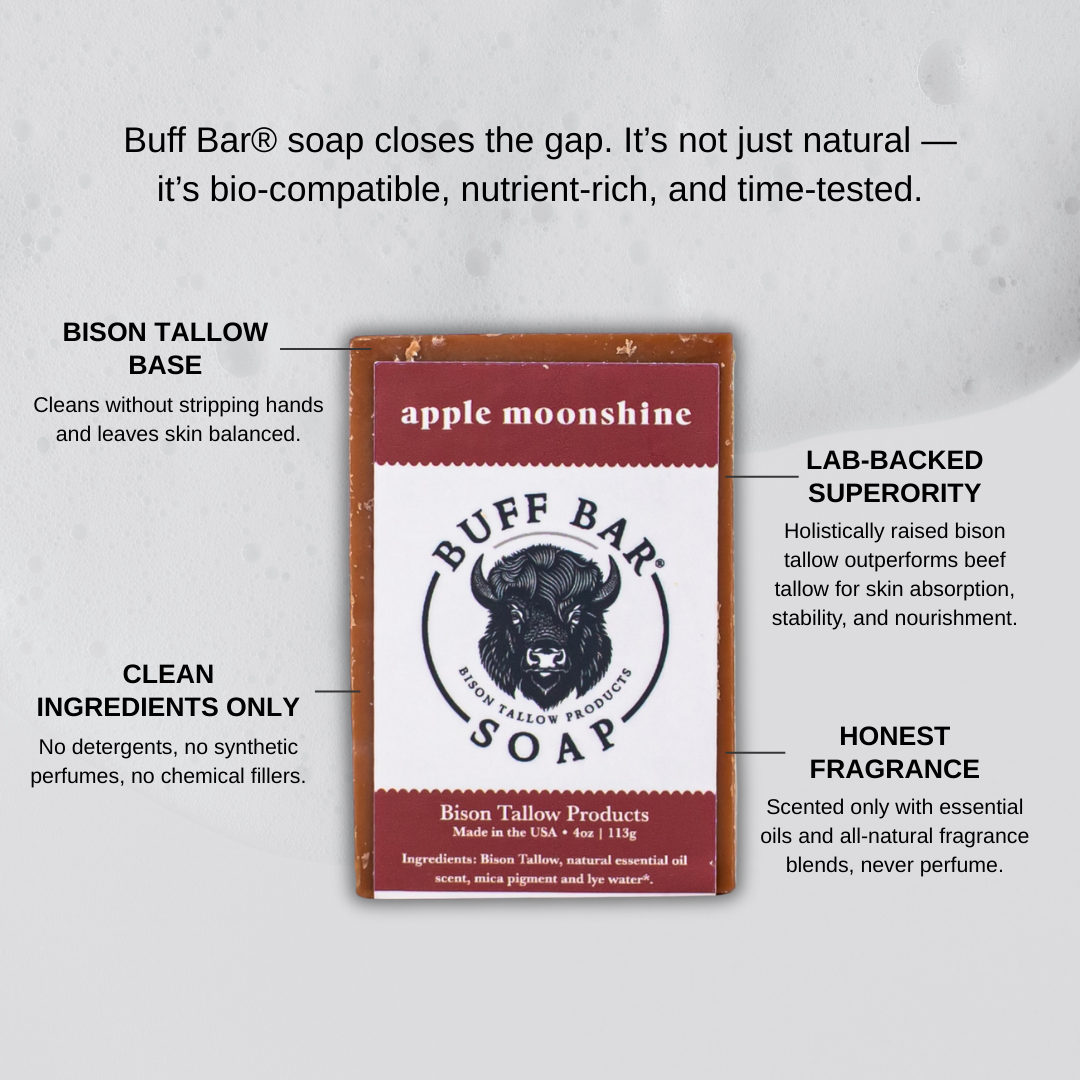 Apple Moonshine Bison Tallow Soap