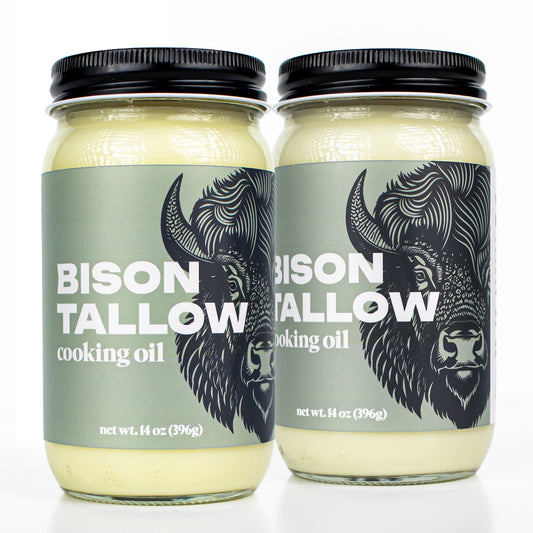 Bison Tallow Cooking Oil 2-Pack