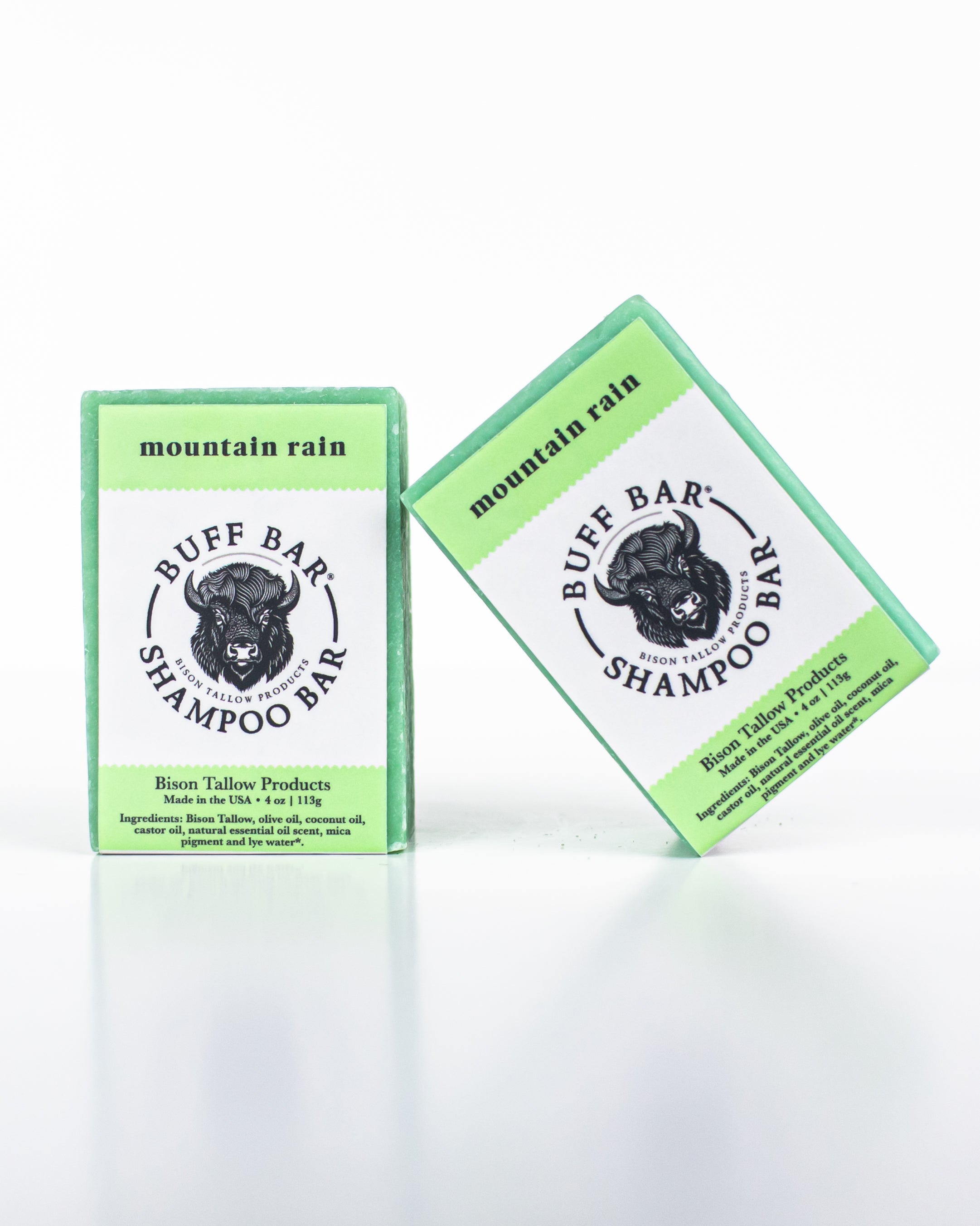 Mountain Rain Bison Tallow Shampoo – BUFF BAR®
