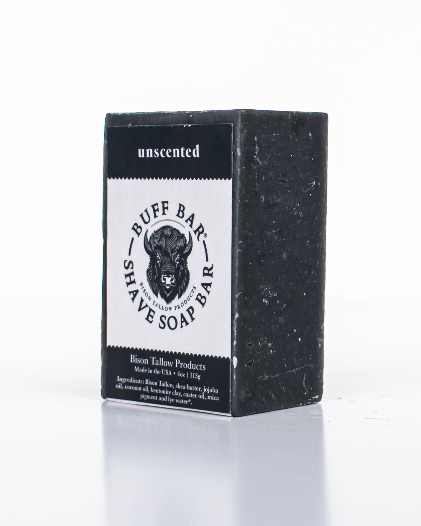 Unscented Bison Tallow Shave Bar