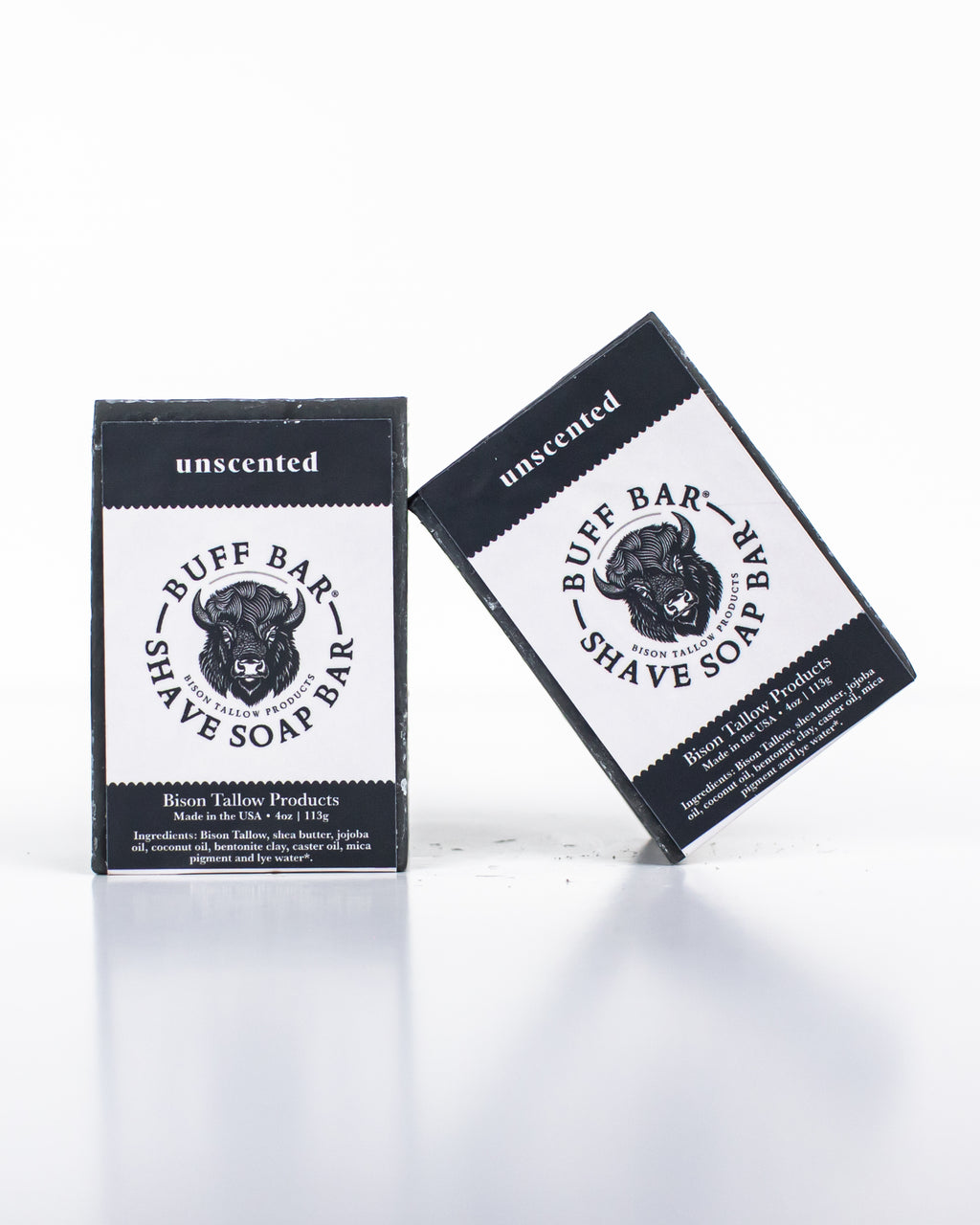 Unscented Bison Tallow Shave Bar