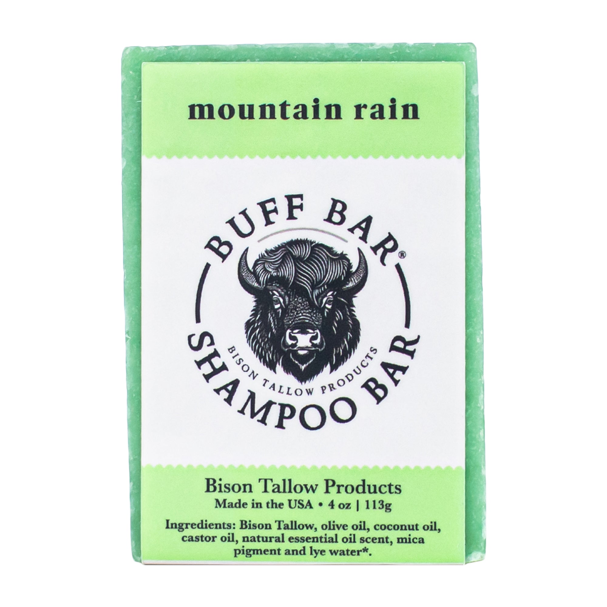 Mountain Rain - Shampoo Bar Soap - 2 Packs