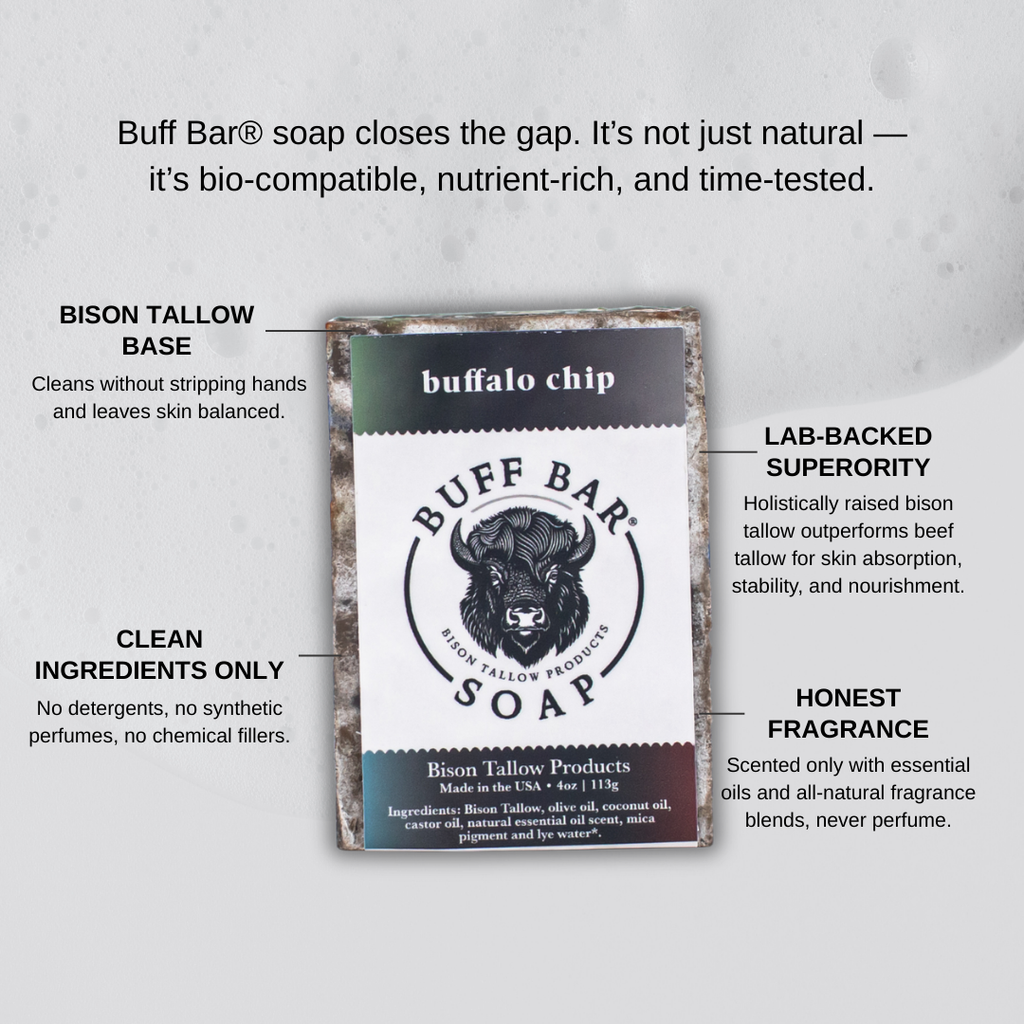 Buffalo Chip Bison Tallow Soap