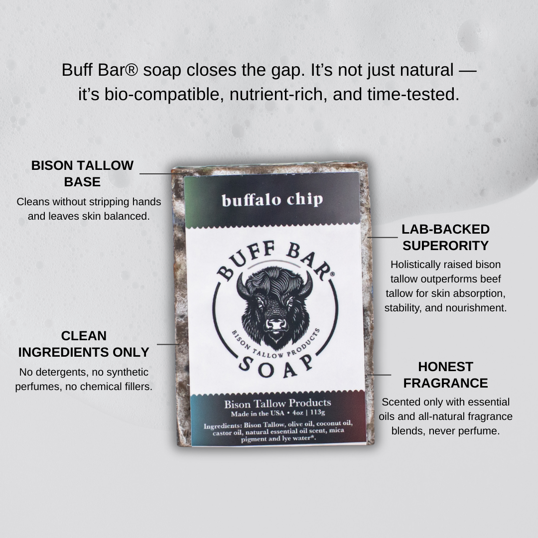 Buffalo Chip Bison Tallow Soap