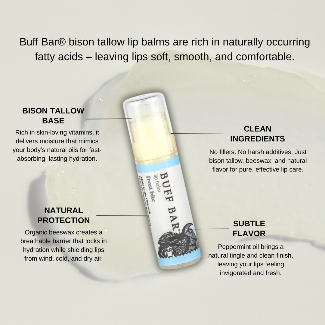 Bison Tallow Lip Balm - Frostbite