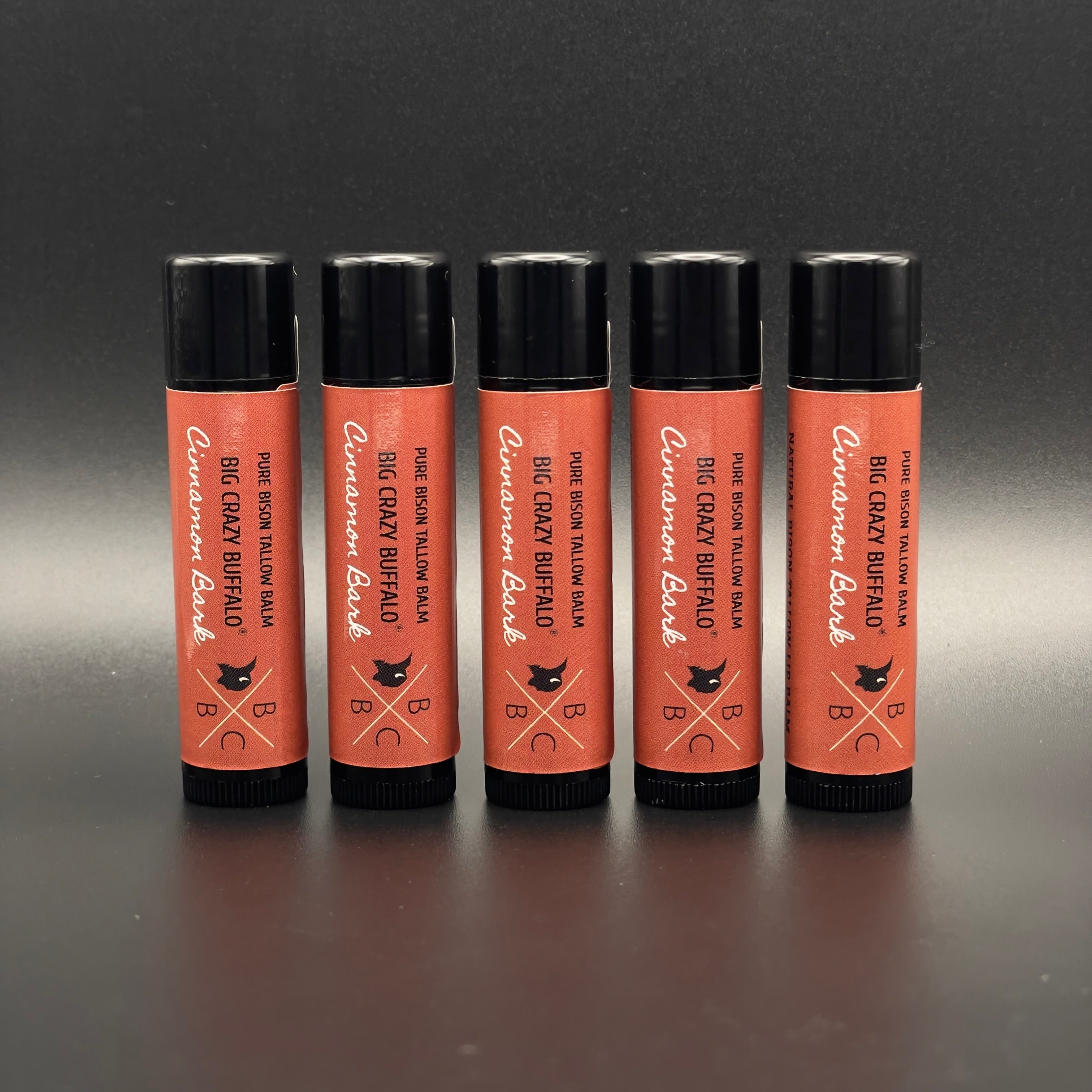 WEBSITE EXCLUSIVE! Cinnamon Bark - Bison Tallow Lip Balm - 5 Pack