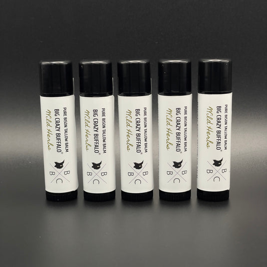 WEBSITE EXCLUSIVE! Wild Herb Bison Tallow Lip Balm - 5 Pack