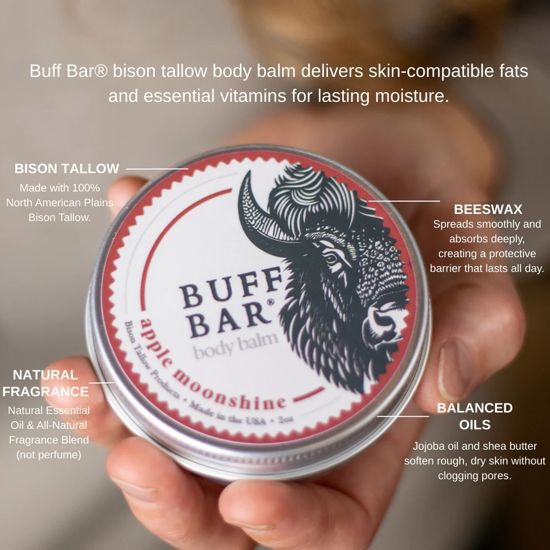 Apple Moonshine Bison Tallow Body Balm