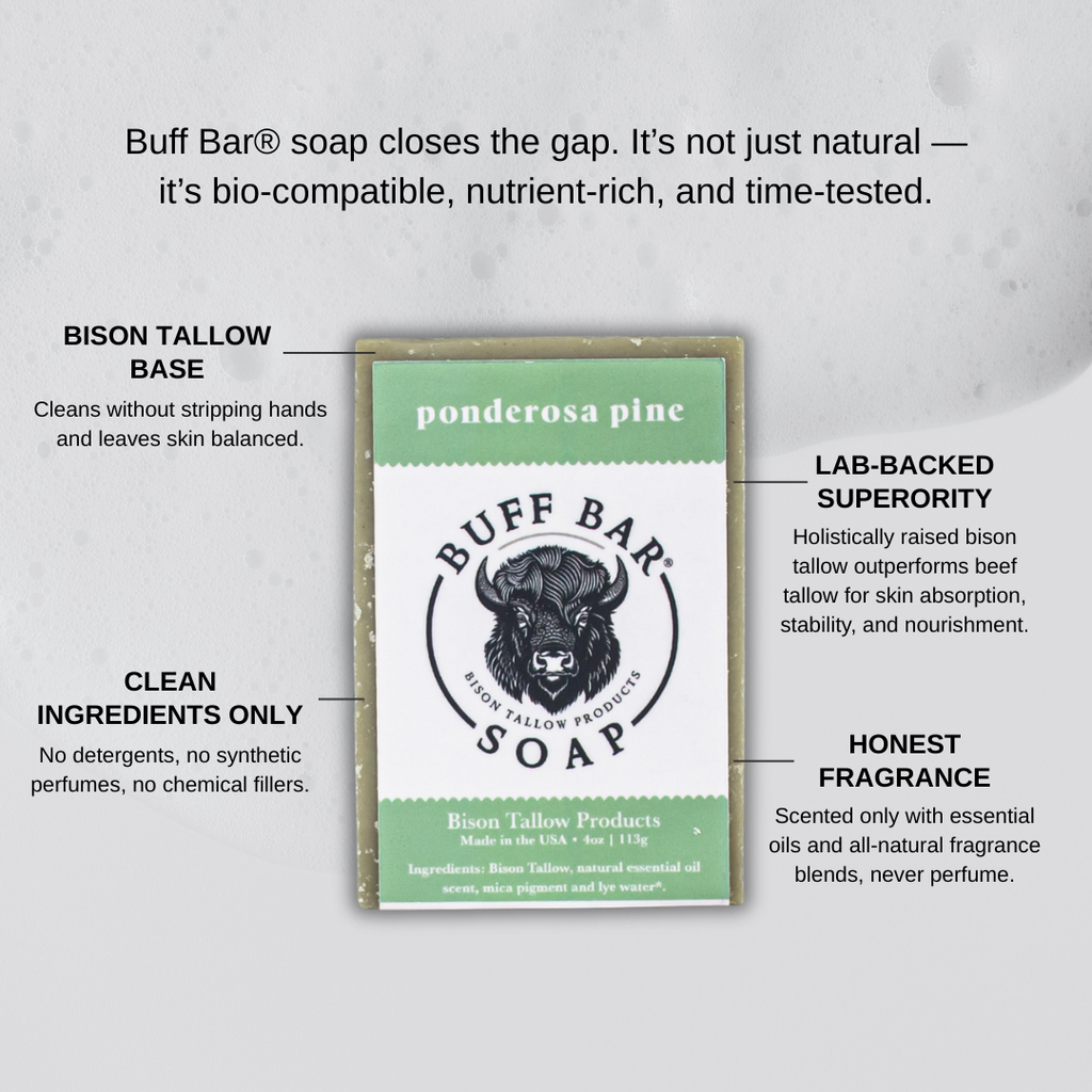 Ponderosa Pine Bison Tallow Soap