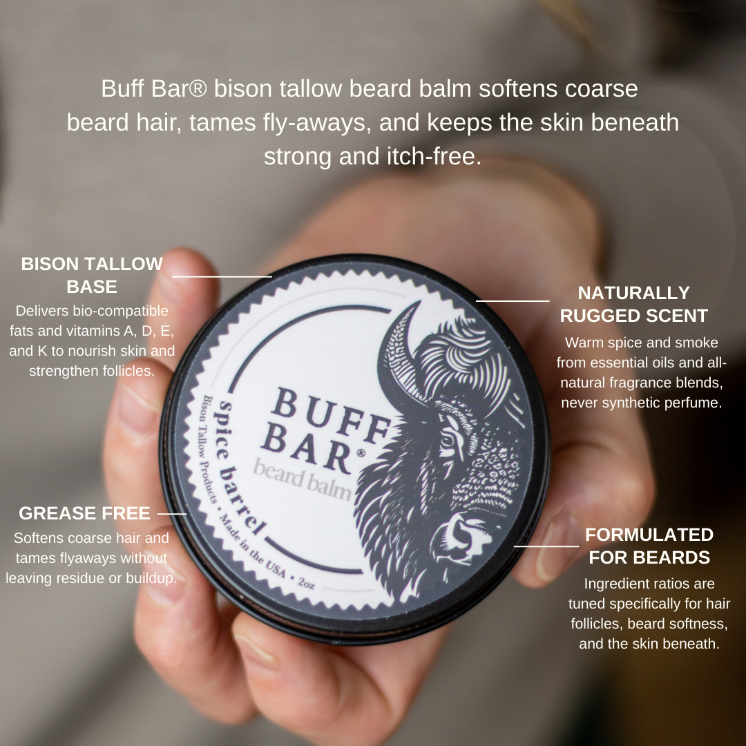 Spice Barrel Bison Tallow Beard Balm