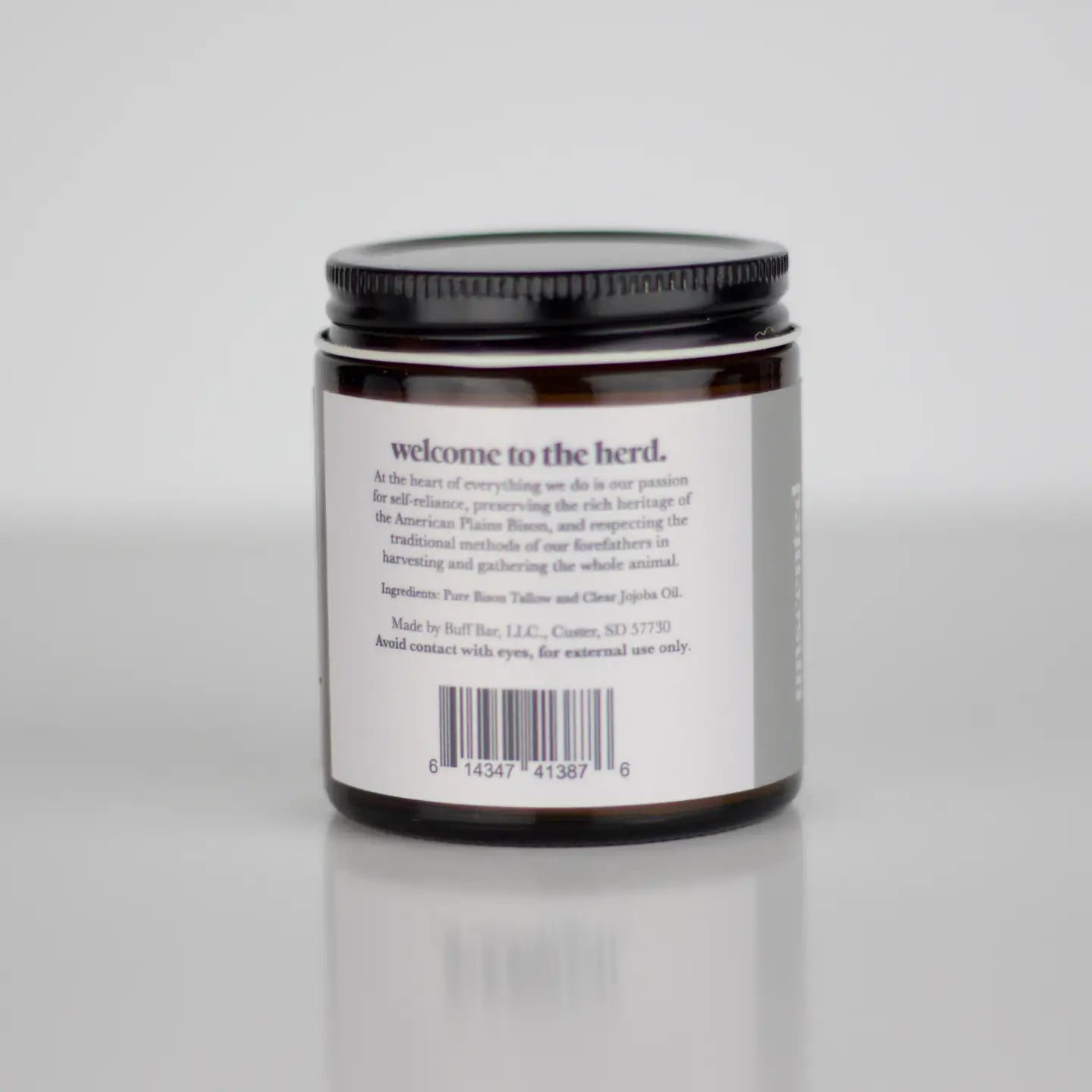 Bison Tallow Whipped Balm - Unscented Ships Late October 2025