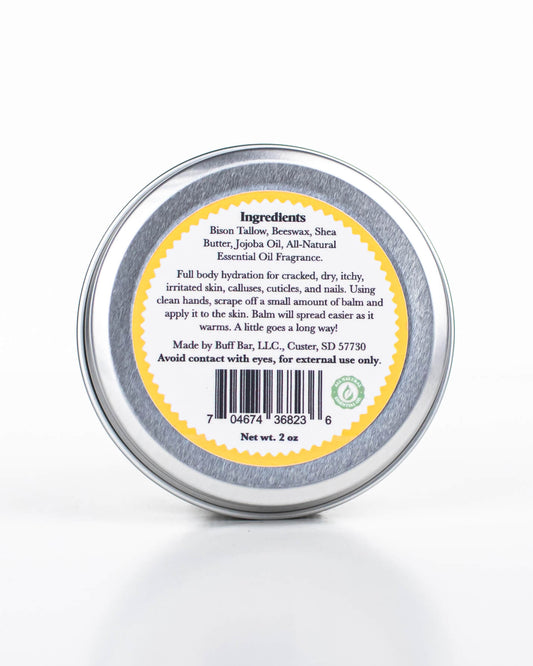 Bison Tallow Body Balm – Lemon Drop
