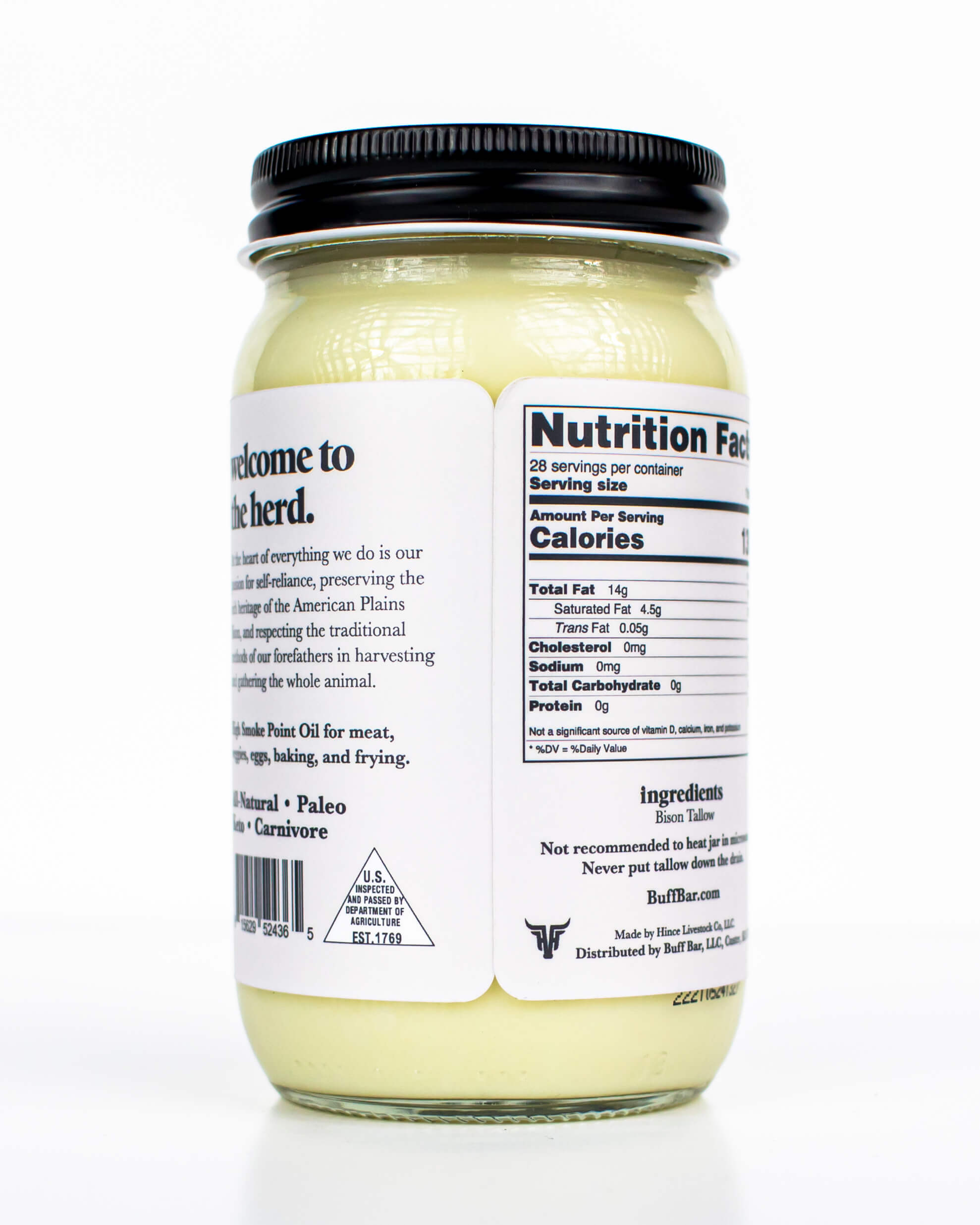 Bison Tallow Cooking Oil