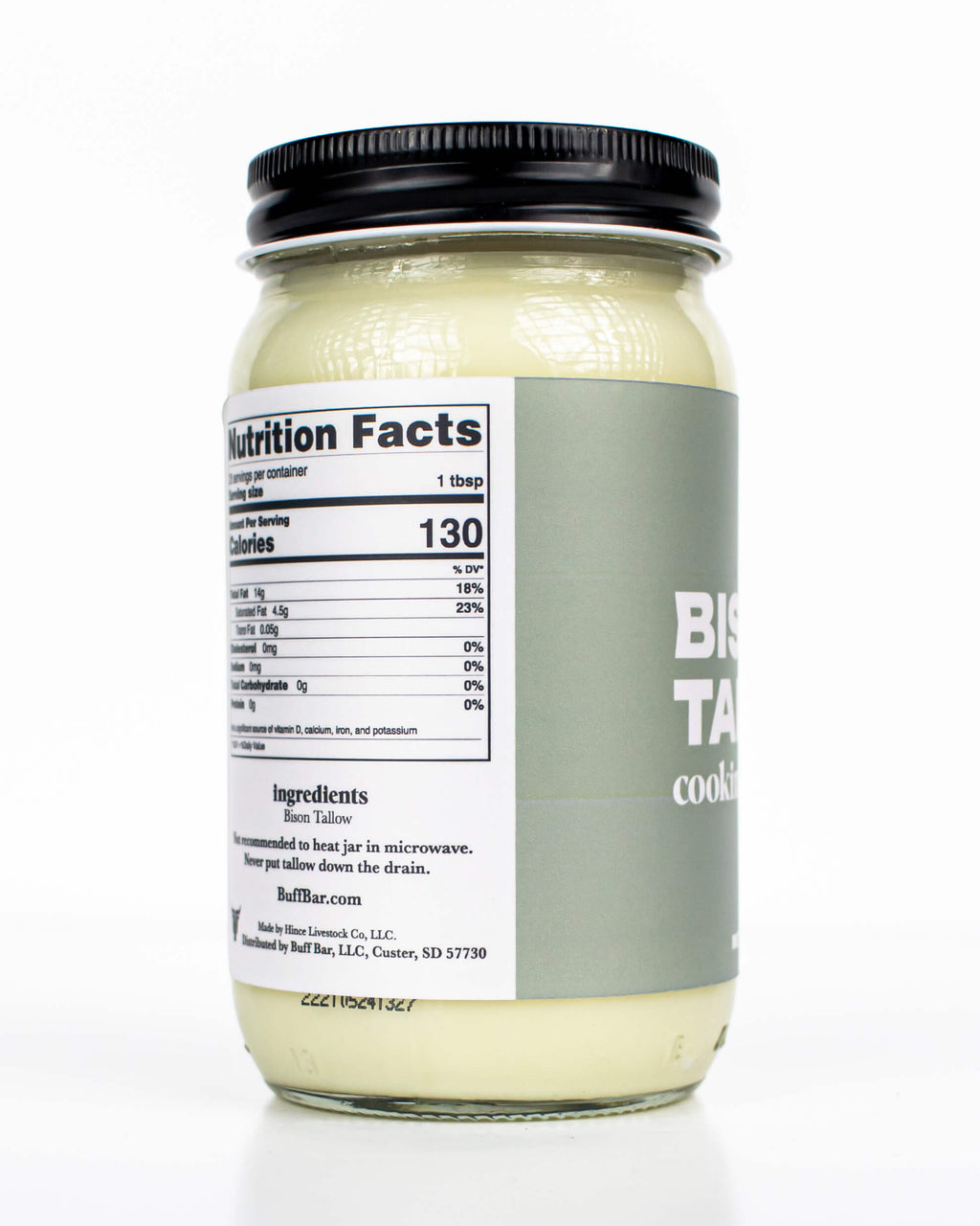 Edible Tallow, 14 oz Jar (food grade)