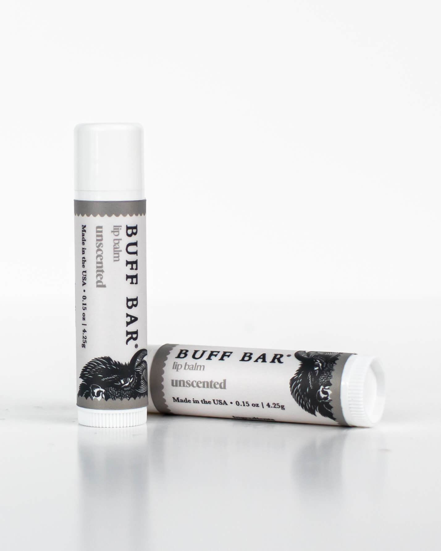 Unscented Bison Tallow Lip Balm 5 Pack