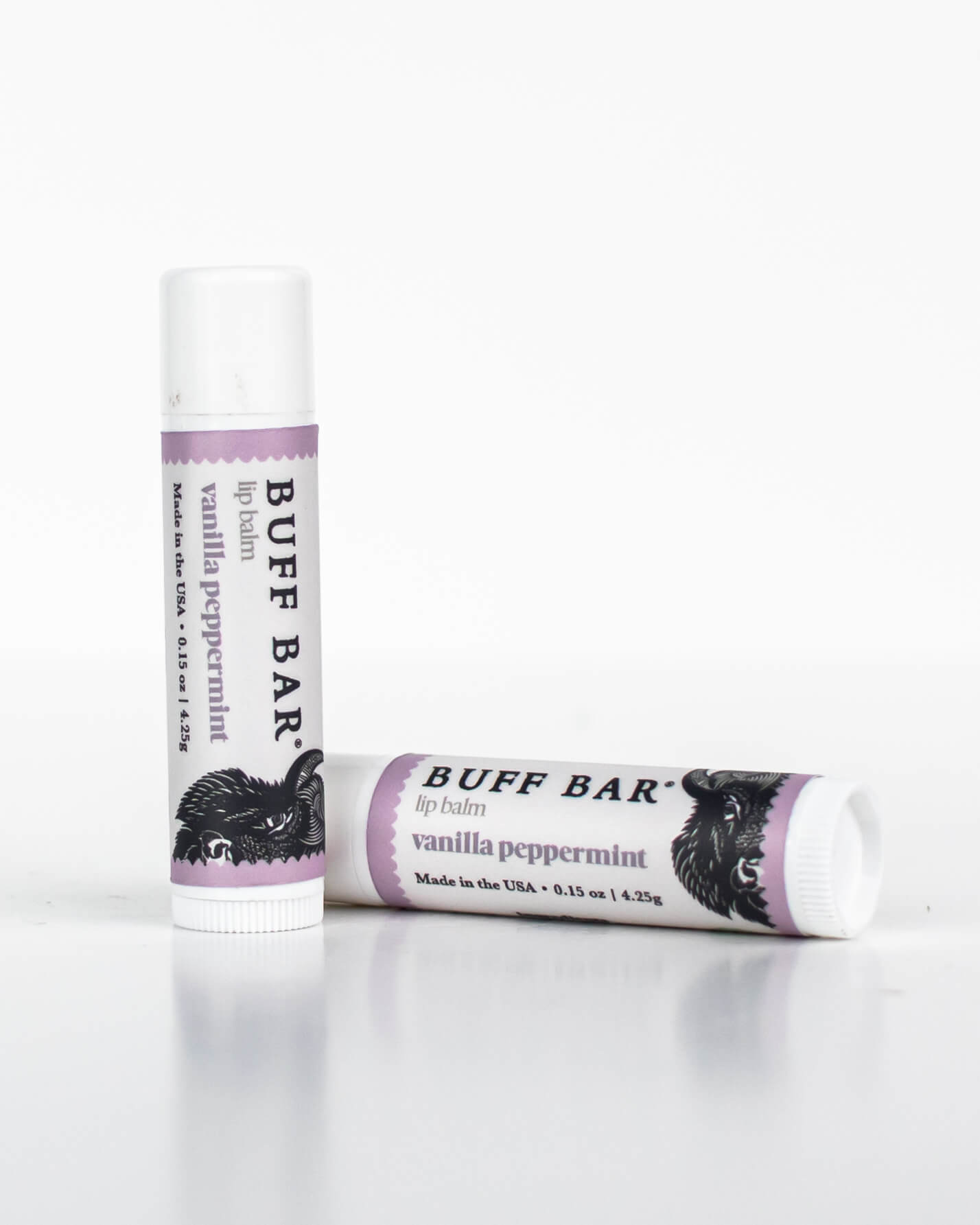 Vanilla Peppermint – Bison Tallow Lip Balm – 5 Pack