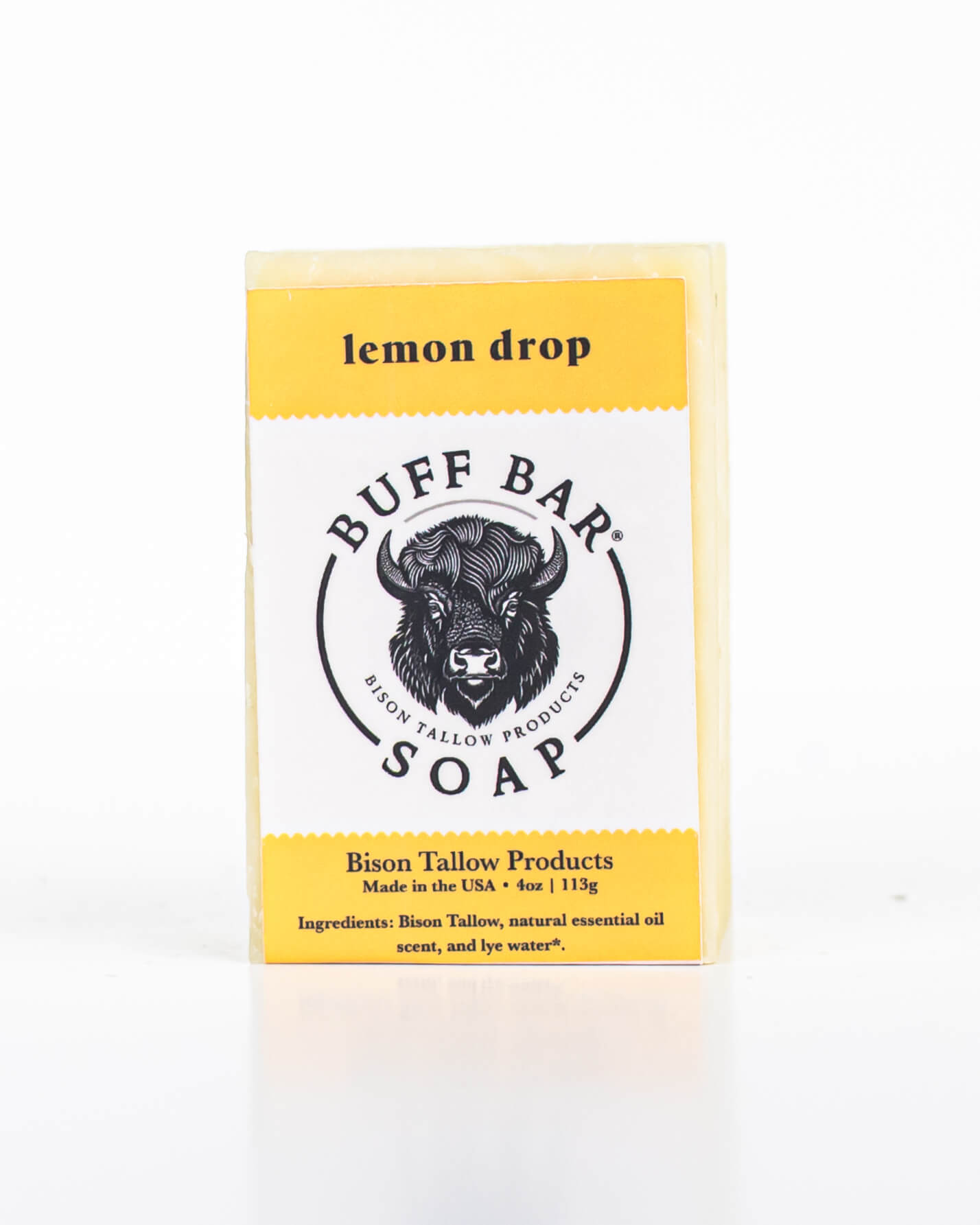 Bison Tallow Soap – Lemon Drop
