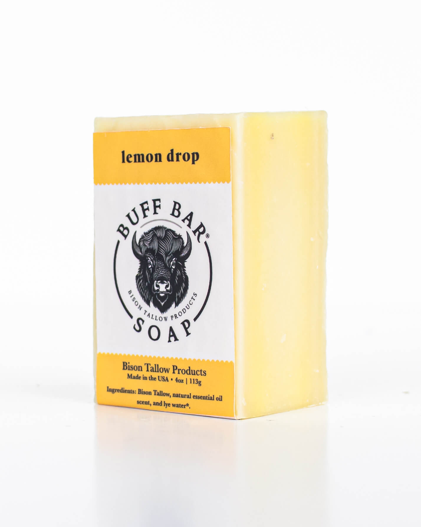 Bison Tallow Soap – Lemon Drop