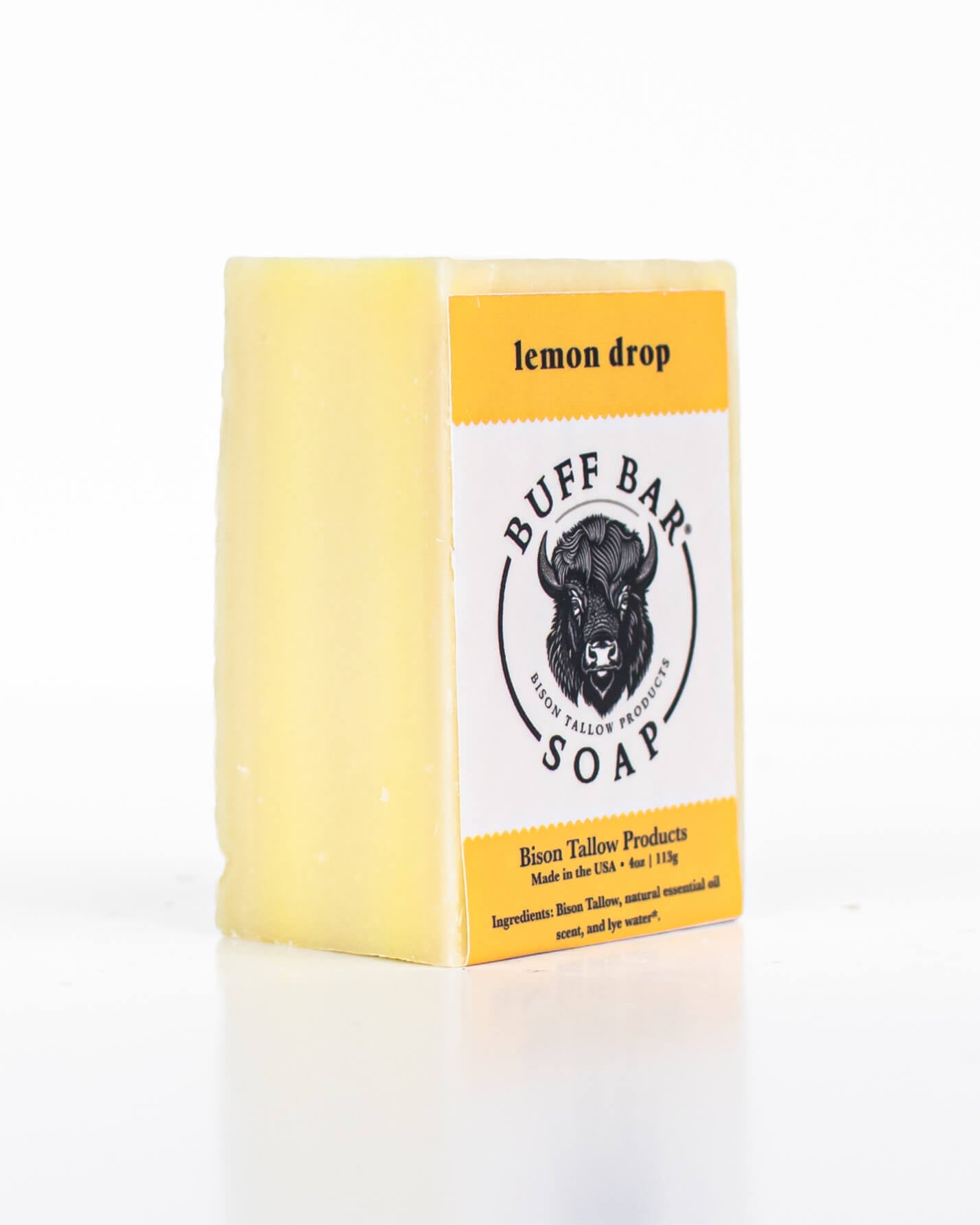 Bison Tallow Soap – Lemon Drop