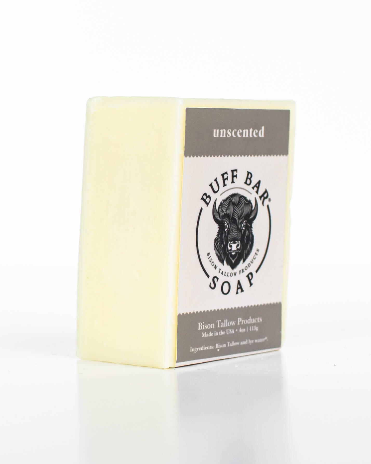 Bison Tallow Soap – Unscented
