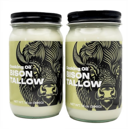 Bison Tallow Cooking Oil 2-Pack