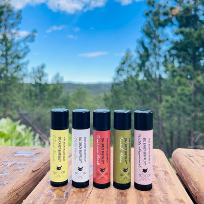 WEBSITE EXCLUSIVE!             Bison Tallow Lip Balm - Multi Scent - 5 Pack